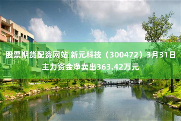 股票期货配资网站 新元科技（300472）3月31日主力资金净卖出363.42万元
