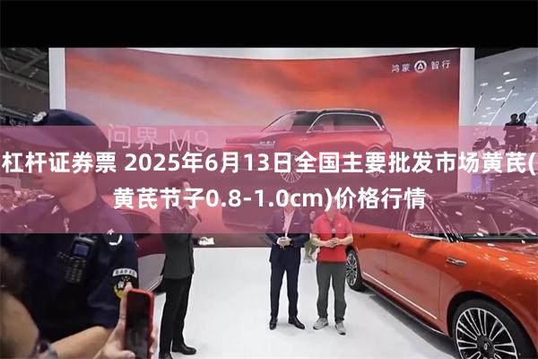 杠杆证券票 2025年6月13日全国主要批发市场黄芪(黄芪节子0.8-1.0cm)价格行情